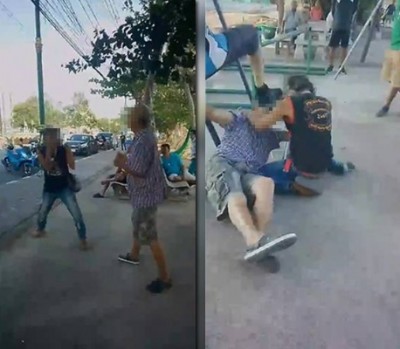 ชาวเน็ตเดือดจวกยับ'2ชายใจตูบ' รุมกระทืบ'คนแก่พิการ'!