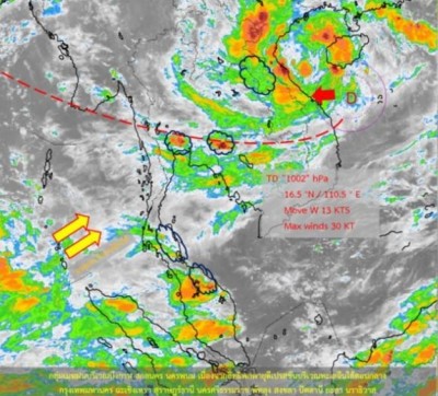 ทั่วไทยฝนชุกหนักบางพื้นที่ กทม.มีฟ้าคะนองร้อยละ60