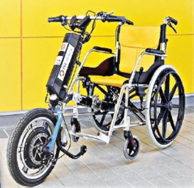 ใส่มอเตอร์ติดสปีดให้วีลแชร์ ผู้พิการ-สูงวัย ใช้ชีวิตนอกบ้าน