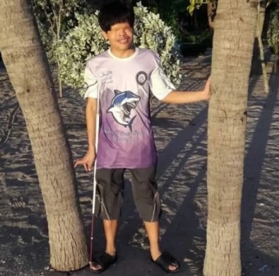 หนุ่มใจดี สานฝันชายตาบอด โพสต์หาเพื่อนพาเที่ยวเกาะล้าน ได้เที่ยวตามฝัน