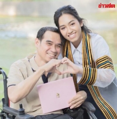 หนุ่มชีวิตเปลี่ยนตลอดกาล ฮึดสู้ส่งลูกเรียนจุฬา ลั่นคนพิการต้องมีงานทำ