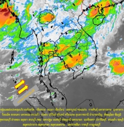อีสานฝนตกหนัก-หนักมาก กรุงเทพฯตกต่อเนื่องระยะนี้