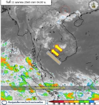 เหนือ-อีสานระวังพายุ ใต้มีฝนฟ้าคะนองบางพื้นที่