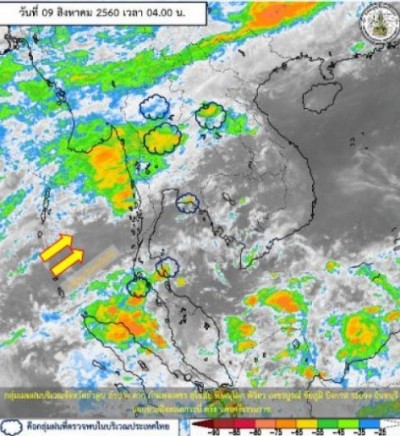 อุตุฯเผยไทยฝนกระจายตัว "ภาคเหนือ"ตกหนักที่สุด