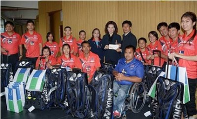 นักกีฬาพาราแบดมินตันคนพิการ ทีมชาติไทยไปแข่งขันแบดมินตันรายการ พาราแบดมินตัน เวิลด์    แชมเปี้ยนชิพส์ 2013