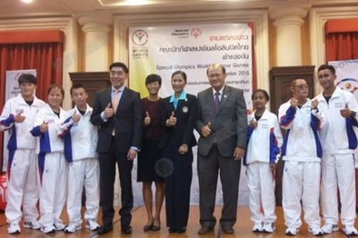 คณะกรรมการสเปเชียลโอลิมปิกแห่งประเทศไทย เตรียมส่งทัพนักกีฬาผู้พิการทางสมองและปัญญาทีมชาติไทย เข้าร่วมสู้ศึกใหญ่ "สเปเชียลโอลิปิมปิก เวิลด์ ซัมเมอร์เกมส์ 2015"