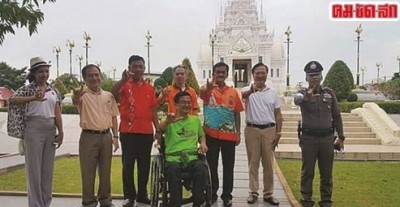 นายกฤษนะ ละไล พาสำรวจจ.ตาก และ จ.สุราษฎร์ธานี ที่กำลังเริ่มต้นการขับเคลื่อน และปรับปรุงพัฒนาอารยสถาปัตย์อย่างจริงจัง