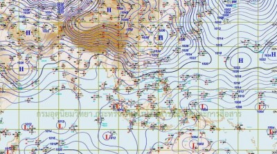 ไทยตอนบนอากาศหนาว อุณหภูมิลดลง 1-3 องศา ภาคใต้ เริ่มมีฝนตก