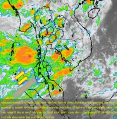 "มีรีแน"อ่อนกำลังเป็นดีเปรสชั่น ไทยยังมีฝนตกต่อเนื่อง
