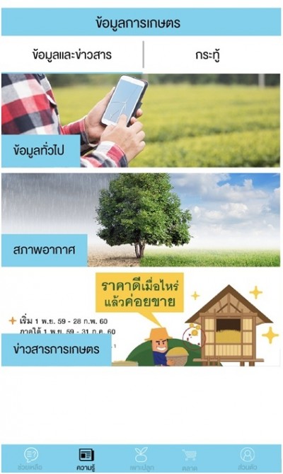แอพพลิเคชั่น ชาวนาไทย นวัตกรรมตอบโจทย์ ของเกษตรกรยุค 4.0