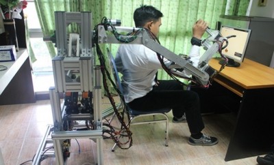 มทร.ธัญบุรีเผยโฉมหุ่นยนต์ฟื้นฟูสมรรถภาพสำหรับผู้ป่วยโรคหลอดเลือด