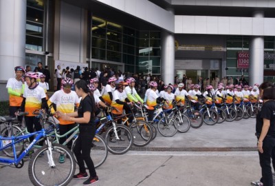 พกจับมือมูลนิธิสากลเพื่อคนพิการ เปิดตัวโครงการปั่นไปไม่ทิ้งกัน