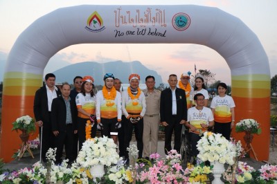 เครือเจริญโภคภัณฑ์หนุนจิตอาสา “ปั่นไปไม่ทิ้งกัน สานต่องานที่พ่อทำ”