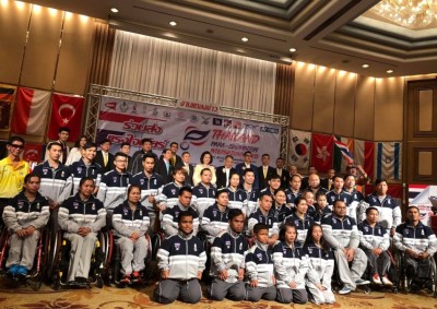 สมาคมกีฬาคนพิการแห่งประเทศไทยฯ จัดงานแถลงข่าว การจัดแข่งขัน THAILAND PARA -BADMINTON INTERNATIONAL 2018  สมาคมกีฬาคนพิการแห่งประเทศไทย ในพระบรมราชูปถัมภ์ ได้จัดงานแถลงข่าวจัดการแข่งขันแบดมินตันคนพิการนานาชาติ รายการ THAILAND PARA -BADMINTON INTERNATI