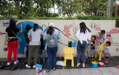 เครือข่าย สสส. รวมพลังจิตอาสา สร้างงานกำแพงศิลปะเป็นสื่อส่งกำลังใจเนื่องในวันคนพิการไทย