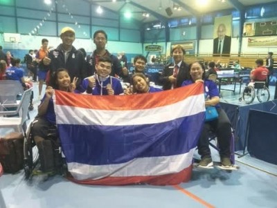 ไทยส่งนักกีฬาคนพิการร่วม แข่งขัน International Table Tennis Championship for Disabied ที่จอร์แดน
