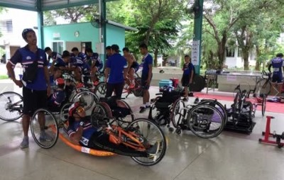 นักกีฬาจักรยานคนพิการจาก 8 ประเทศ เข้าร่วมการแข่งขันจักรยานคนพิการนานาชาติ รายการ Thailand PALA CYCLING CUP ROAD & TRACK 2019