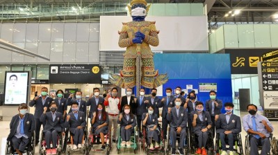 ทัพนักกีฬาคนพิการไทย ชุดแรก เหินฟ้าถึงญี่ปุ่น ลุยโตเกียวเกมส์ 2020